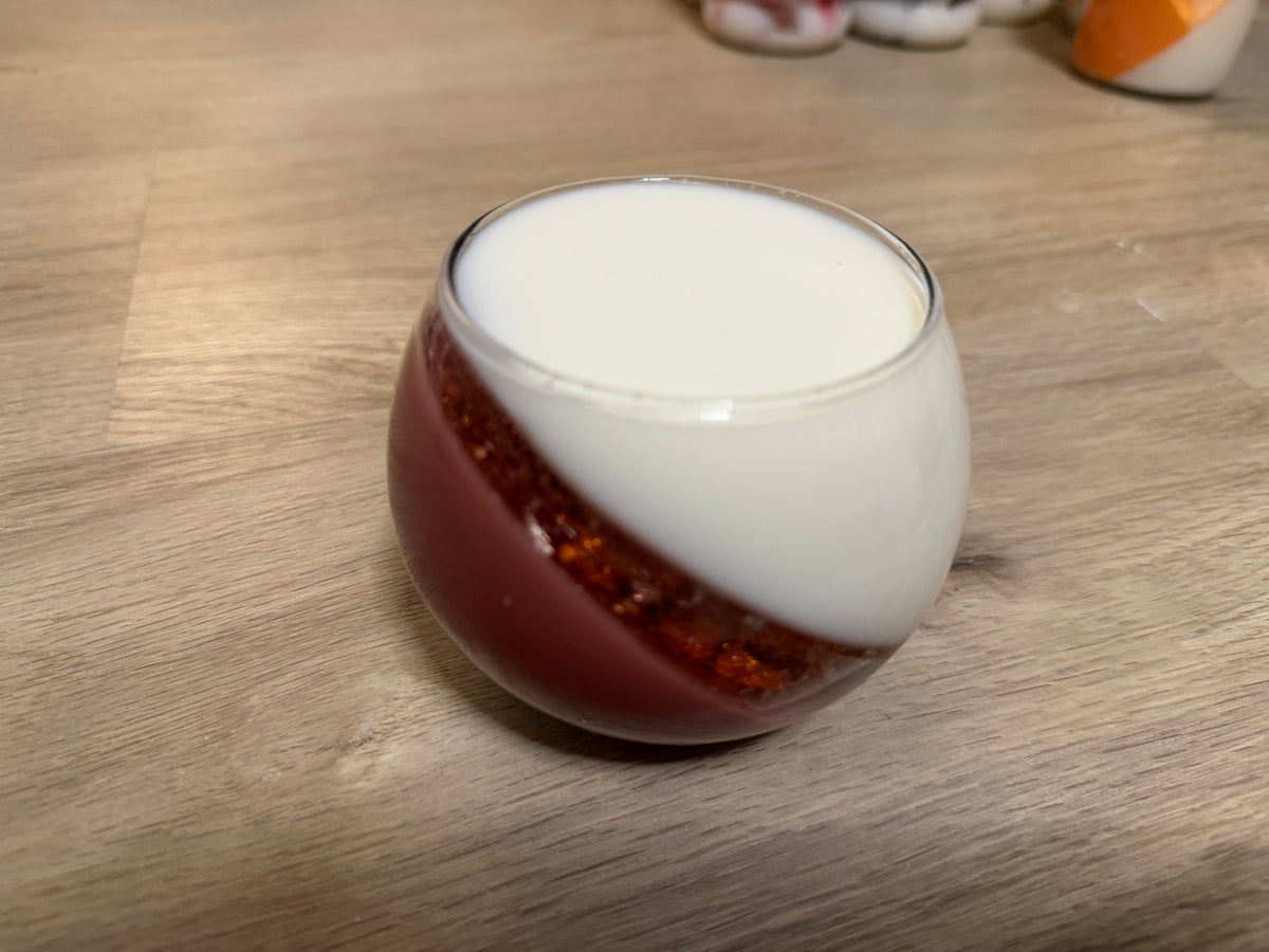 Crystal Glow Candle – Handgemachte Kerze im Glas