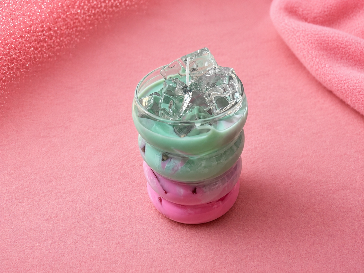 Iced Candle – Handgemachte Kerze im Glas