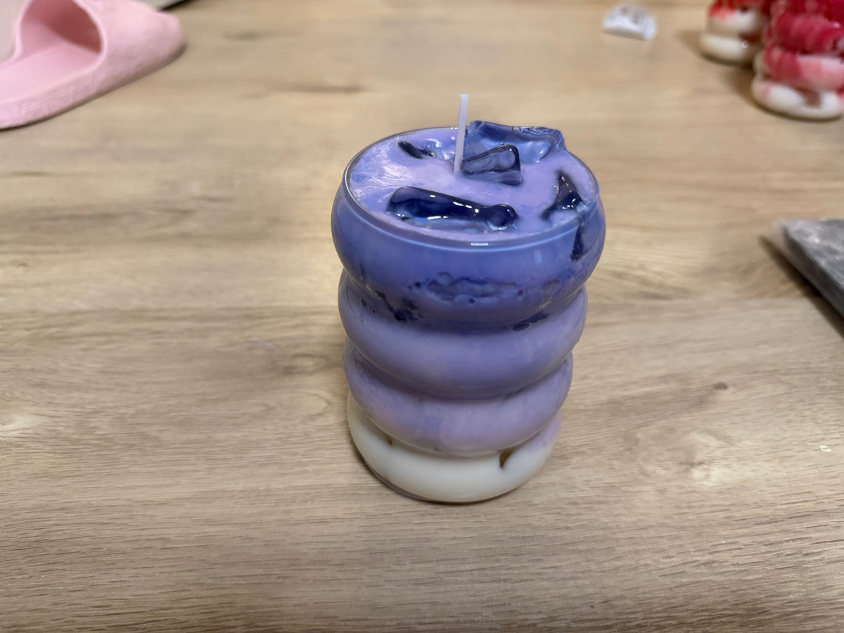 Iced Candle – Handgemachte Kerze im Glas