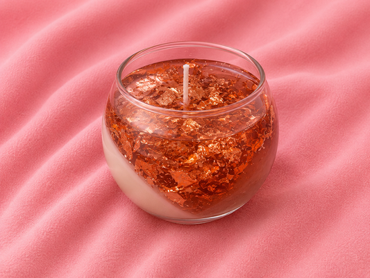 Crystal Glow Candle – Handgemachte Kerze im Glas
