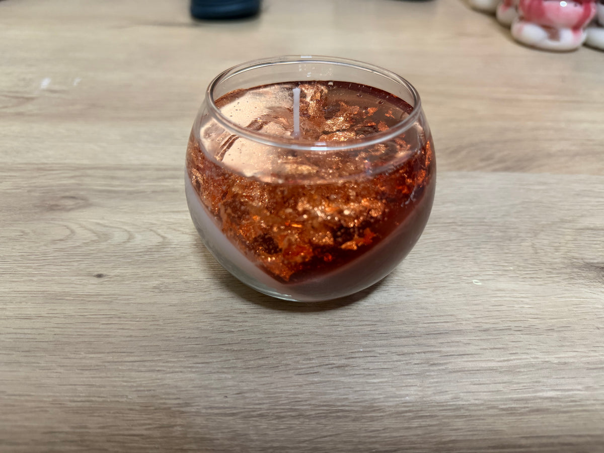 Crystal Glow Candle – Handgemachte Kerze im Glas