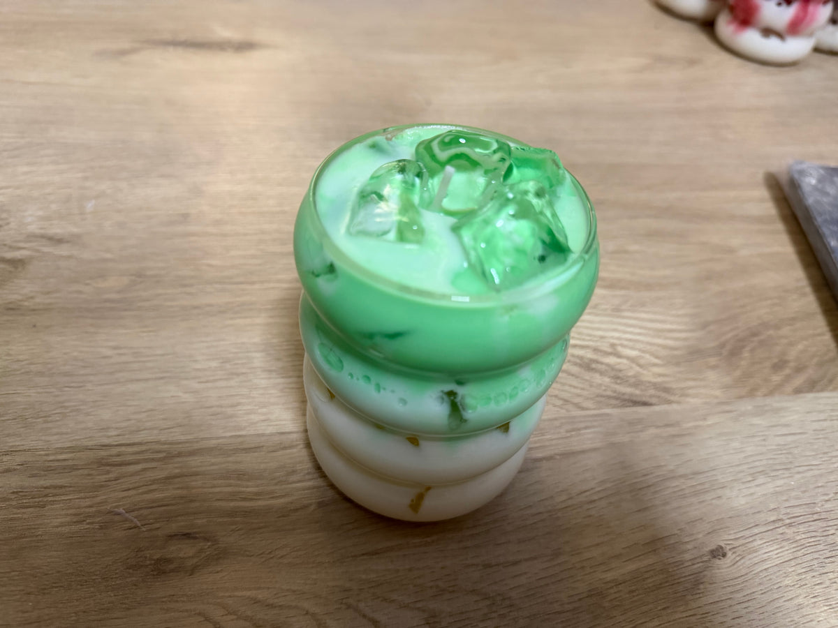 Iced Candle – Handgemachte Kerze im Glas