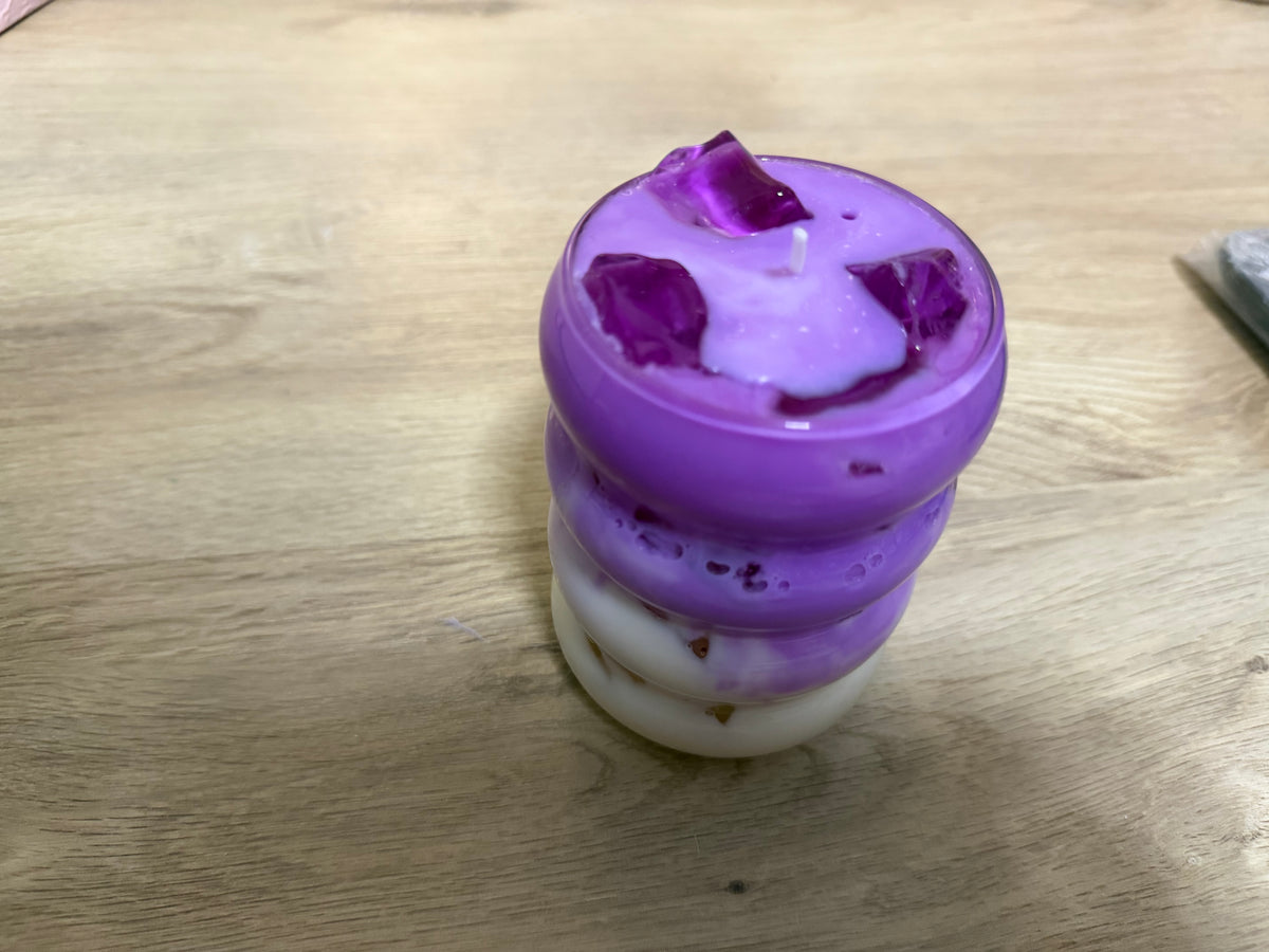 Iced Candle – Handgemachte Kerze im Glas