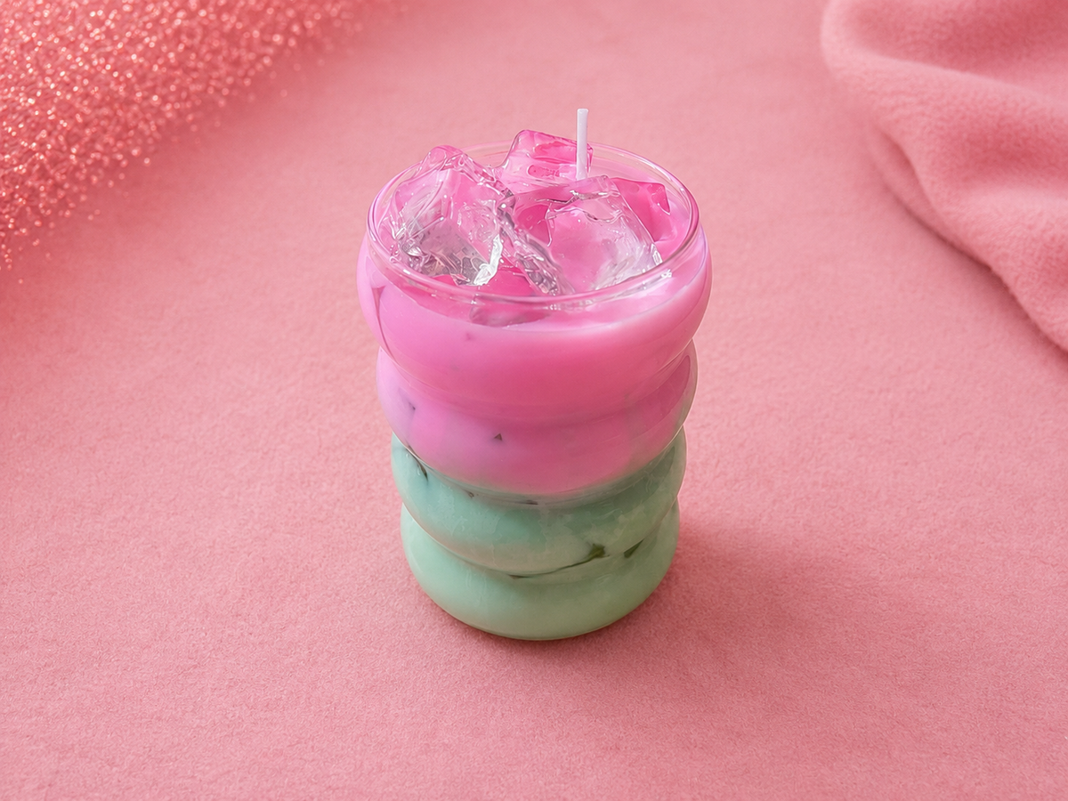 Iced Candle – Handgemachte Kerze im Glas