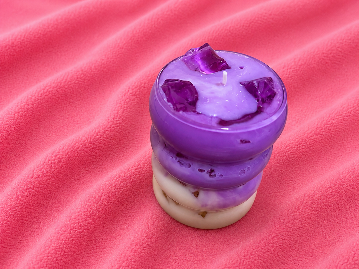 Iced Candle – Handgemachte Kerze im Glas