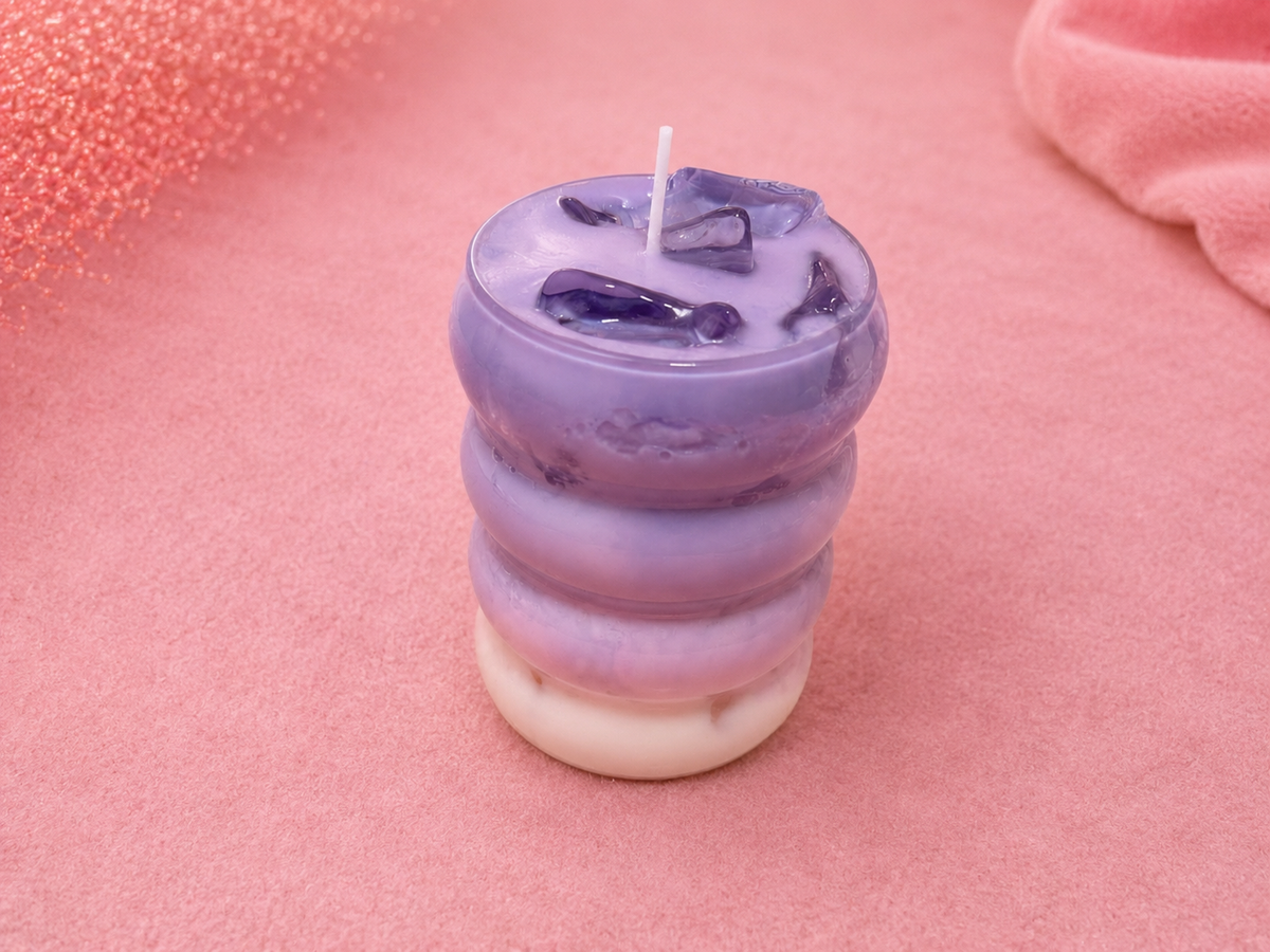 Iced Candle – Handgemachte Kerze im Glas