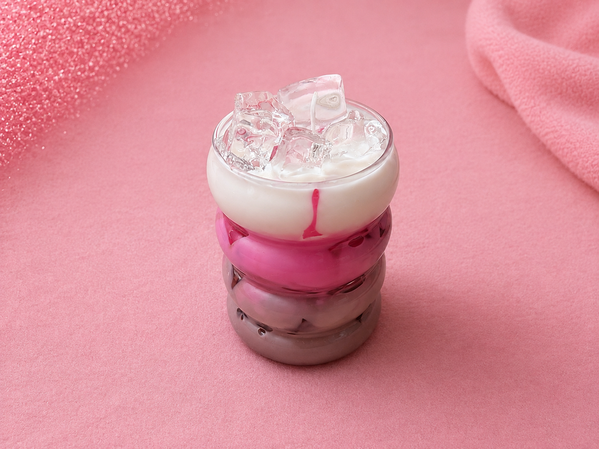 Iced Candle – Handgemachte Kerze im Glas