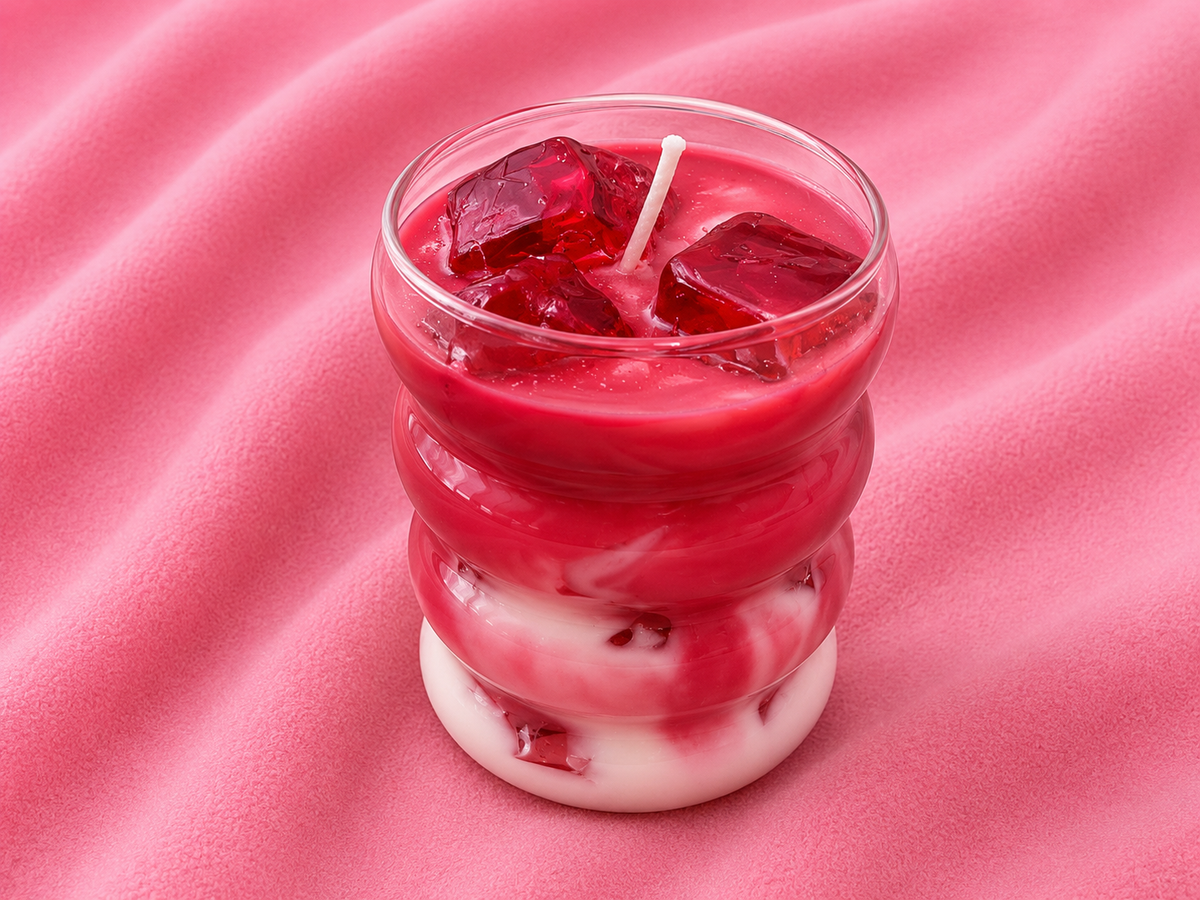 Iced Candle – Handgemachte Kerze im Glas